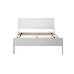 181101-002 : Kids Beds Classic Full-Size Bed with Panel Headboard, White