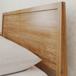 181101-007 : Kids Beds Classic Full-Size Bed with Panel Headboard, Pecan