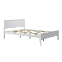 Queen-Size Bed with Panel Headboard – Max and Lily