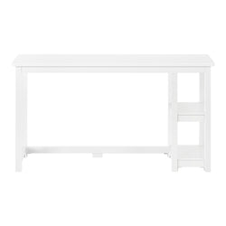 181405-002 : Furniture Desk with Bookshelves - 55 inches, White