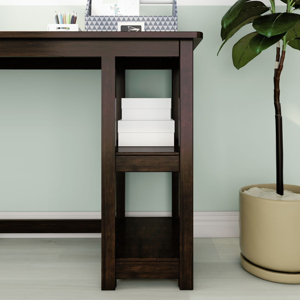 181405-005 : Furniture Desk with Bookshelves - 55 inches, Espresso