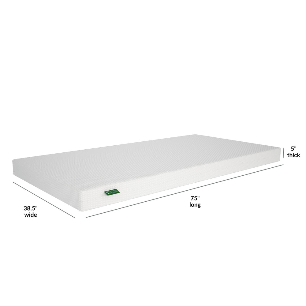 183015-000 : Mattresses 5" Memory Foam Mattress Twin