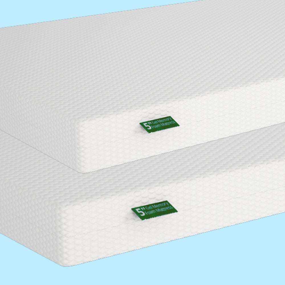 183231-000 : Mattresses Twin/Full 5" Memory Foam Mattress Bundle