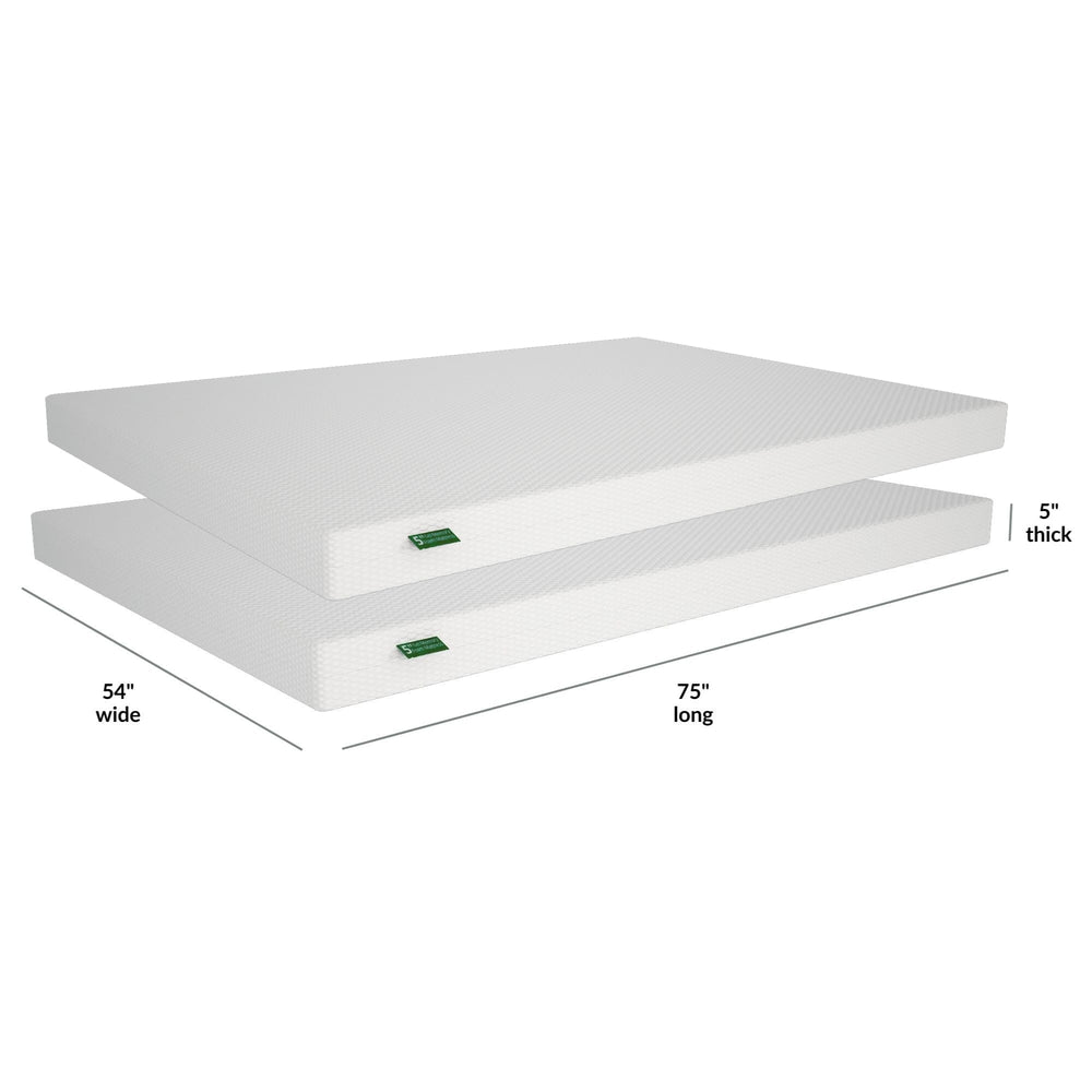 183255-000 : Mattresses 2 X 5" Full Memory Foam Mattress