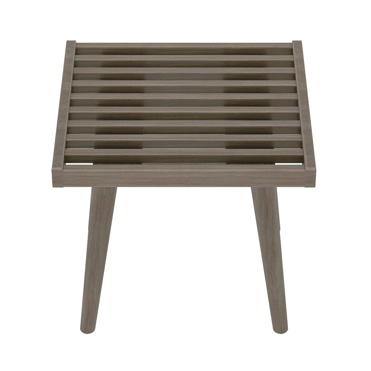 184300-151 : Accessories Mid-Century Modern Single Bench, Clay