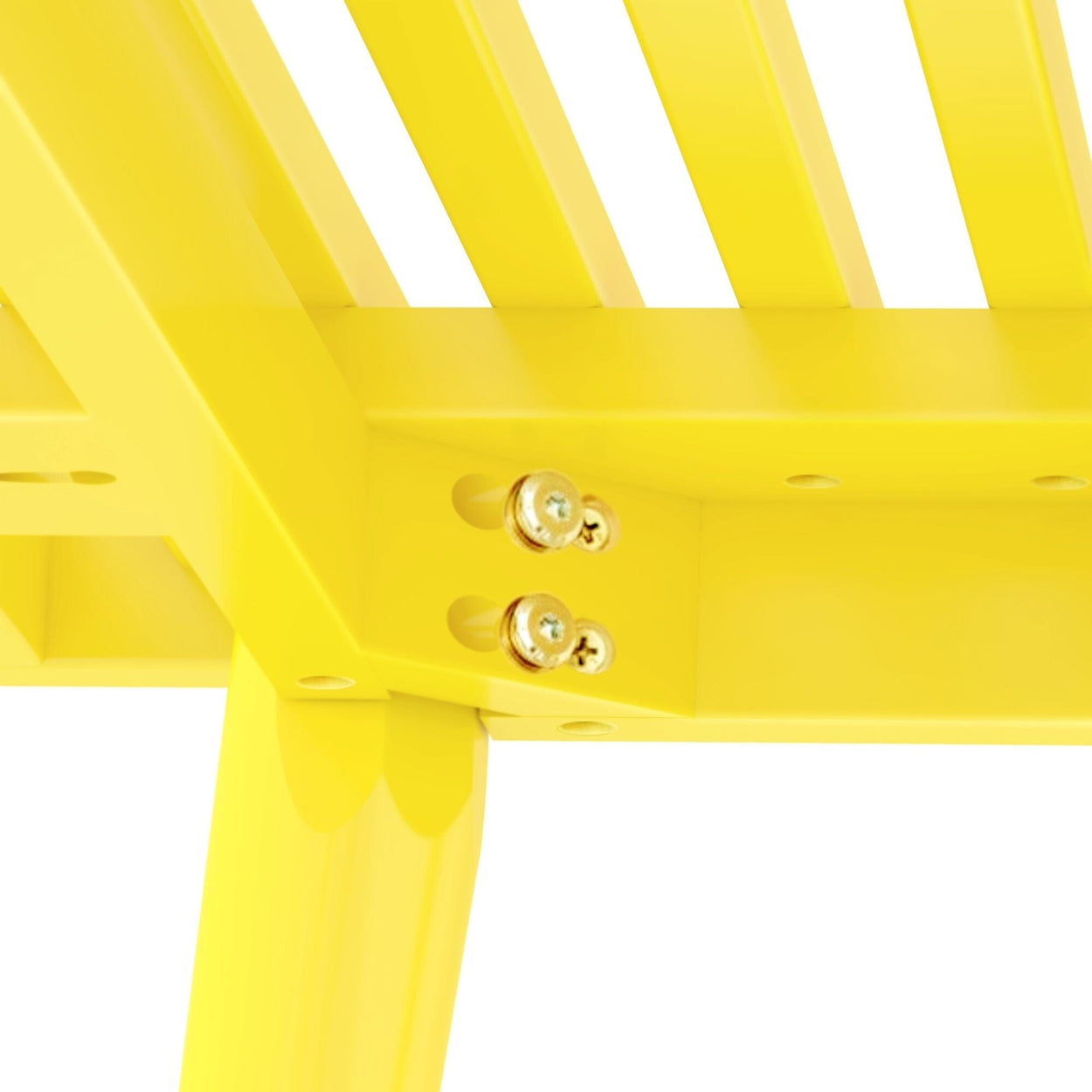 184301-106 : Accessories Mid-Century Modern Twin-Size Bench, Yellow