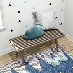 184301-151 : Accessories Mid-Century Modern Twin-Size Bench, Clay