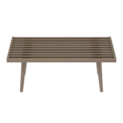 184301-151 : Accessories Mid-Century Modern Twin-Size Bench, Clay