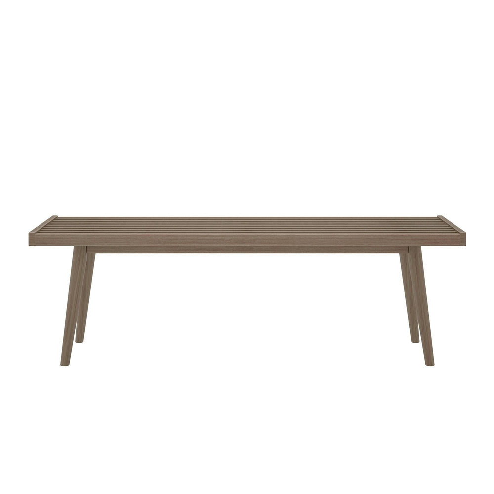 184302-151 : Accessories Mid-Century Modern Full-Size Bench, Clay