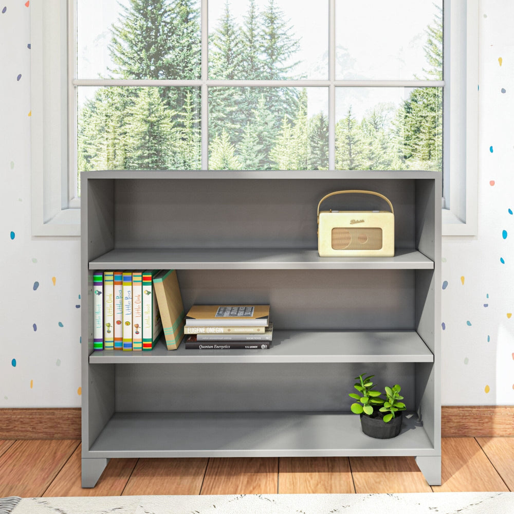 184720-121 : Bookcase Classic 3-Shelf Bookcase, Grey