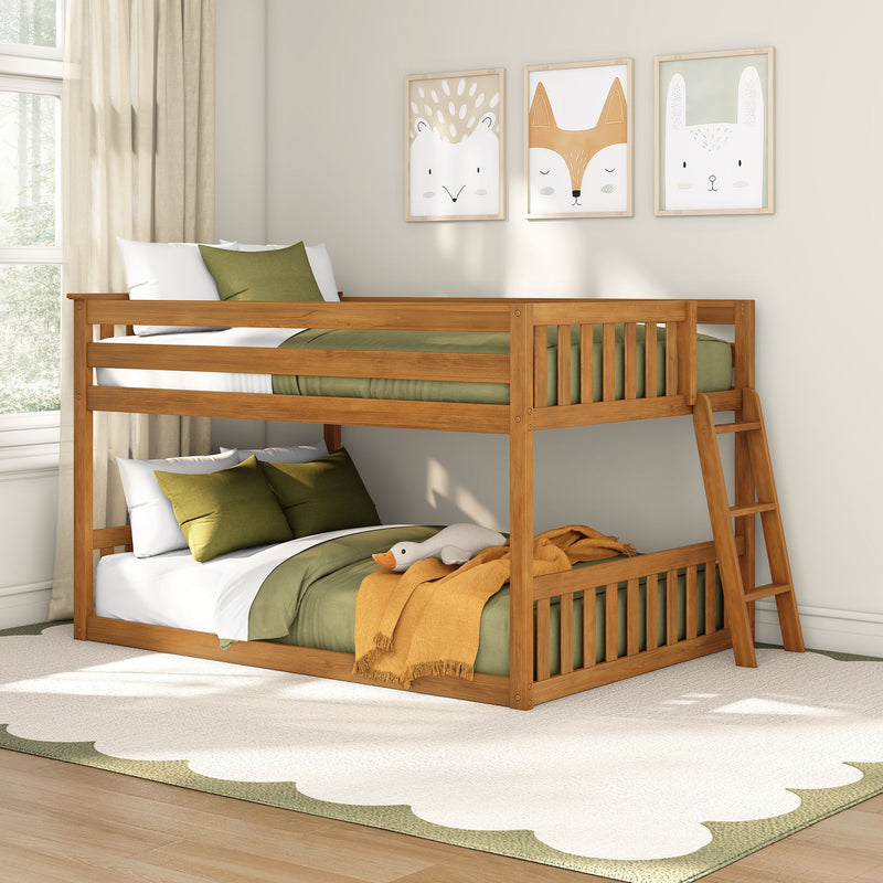 Full Over Full Low Bunk Bed