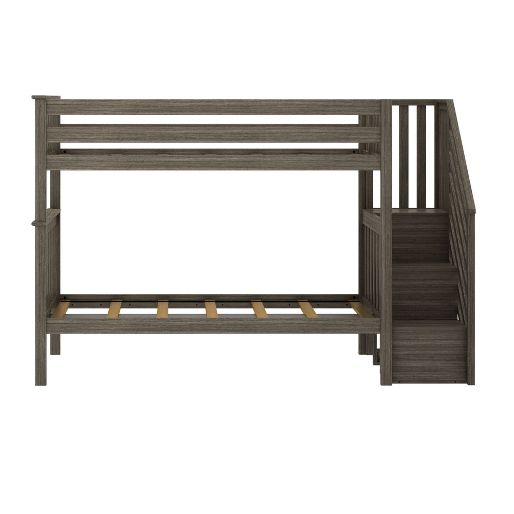 185205-151 : Bunk Beds Twin/Twin bunk for staircase, Clay (180205 + 180250)