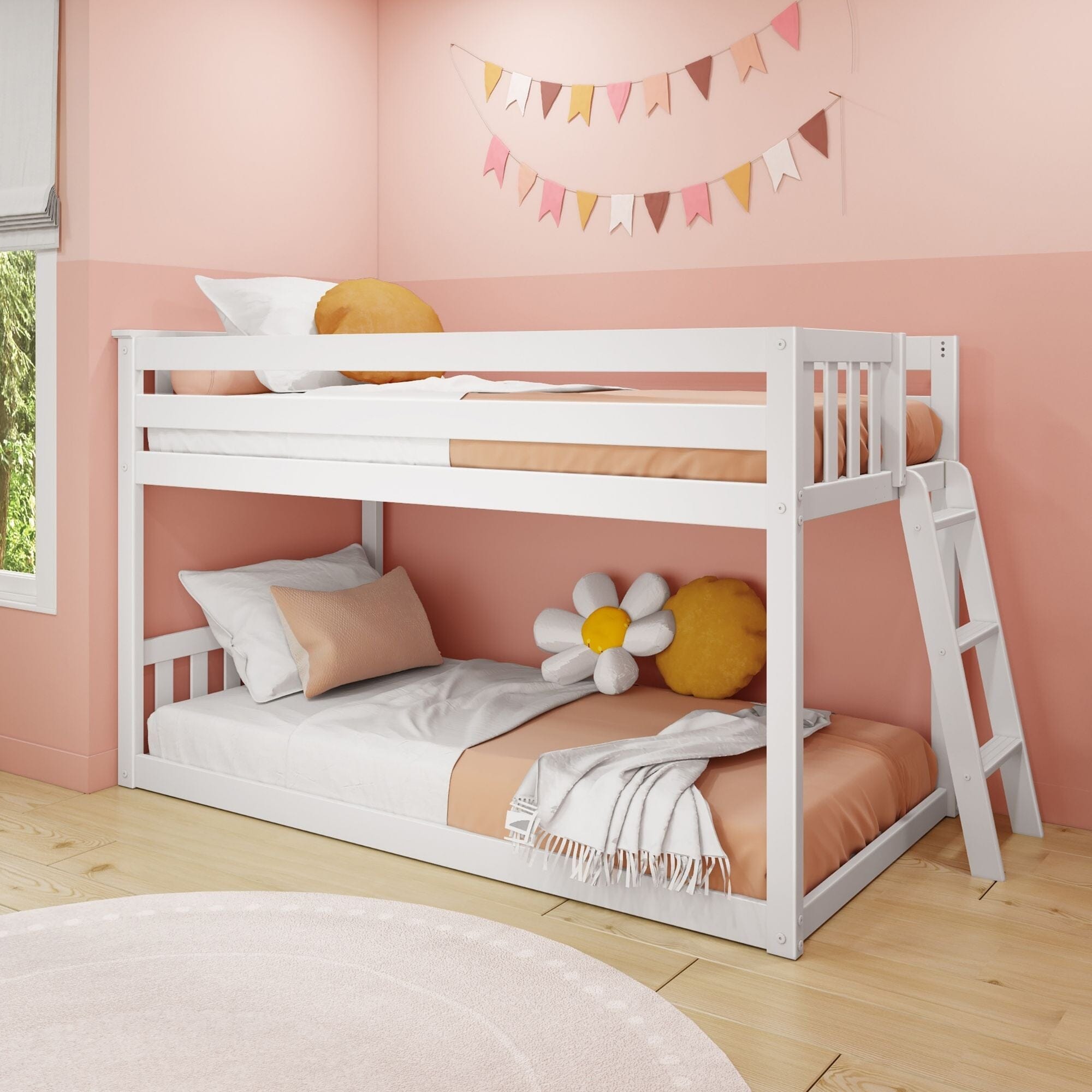 Low twin hot sale bunk bed