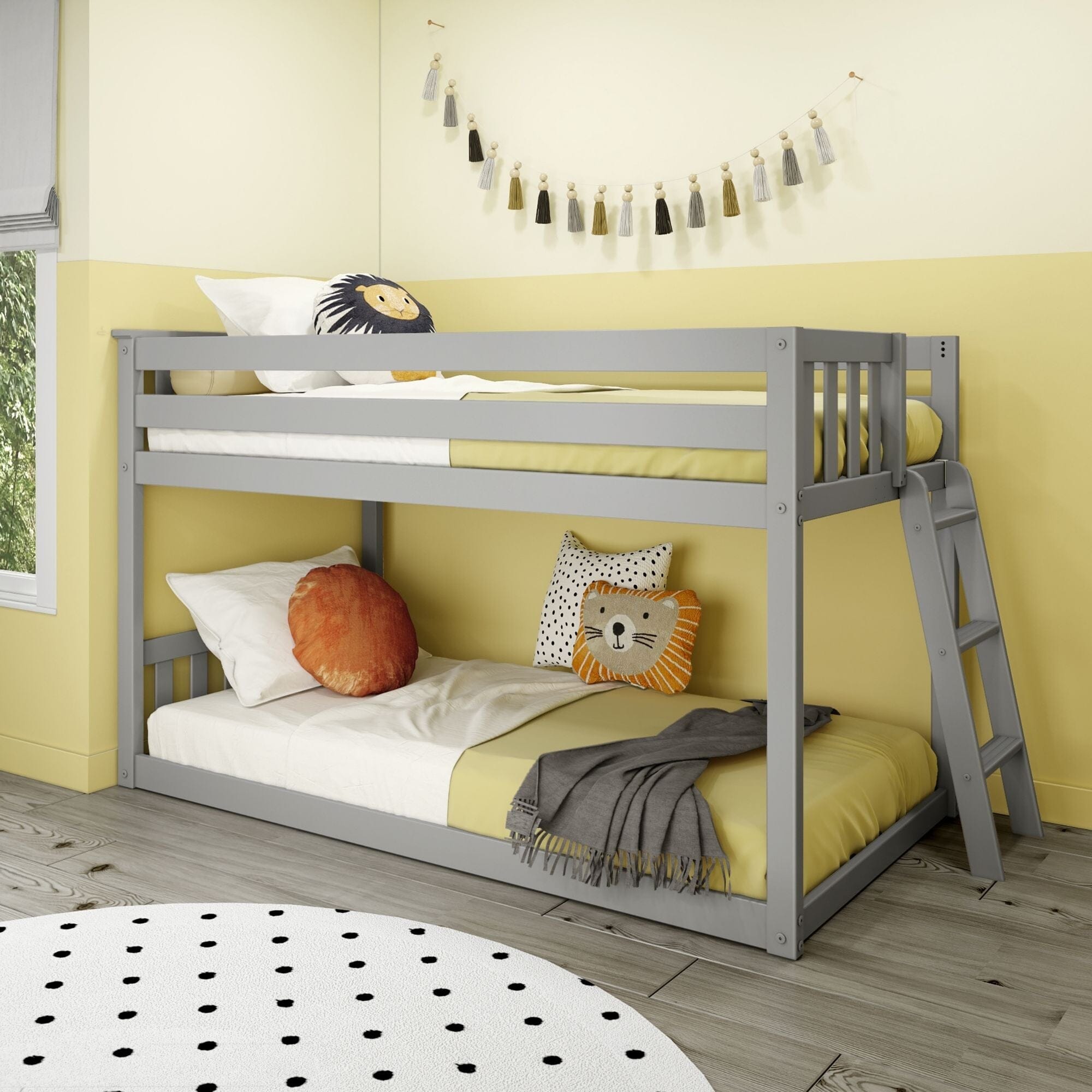 Bunk bed with sale ladder