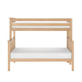 Twin Over Full Bunk Bed With Ladder on End