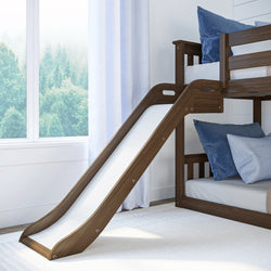 185421-008 : Bunk Beds Low Bunk With Stairs & Easy Slide, Walnut