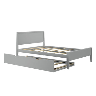 Full Panel Bed With Trundle – Max and Lily