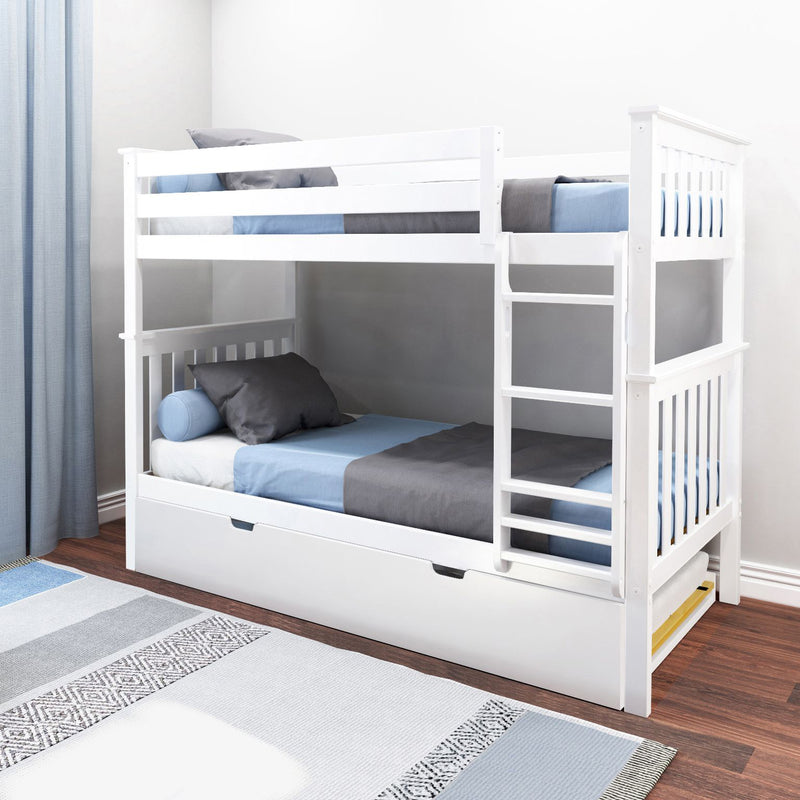 Twin Over Twin Bunk Bed With Trundle