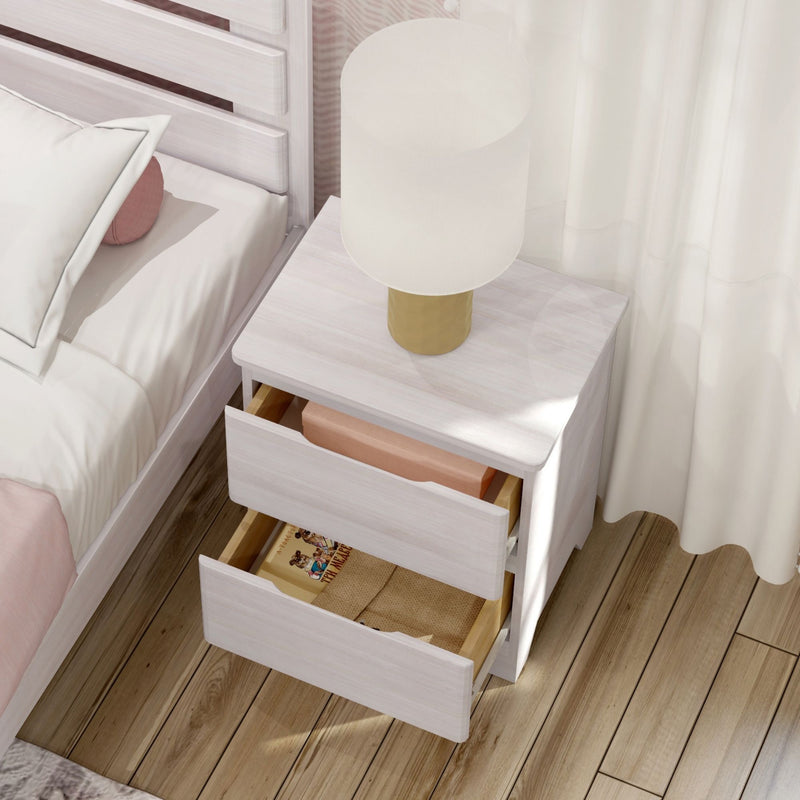 Modern Farmhouse 2-Drawer Nightstand