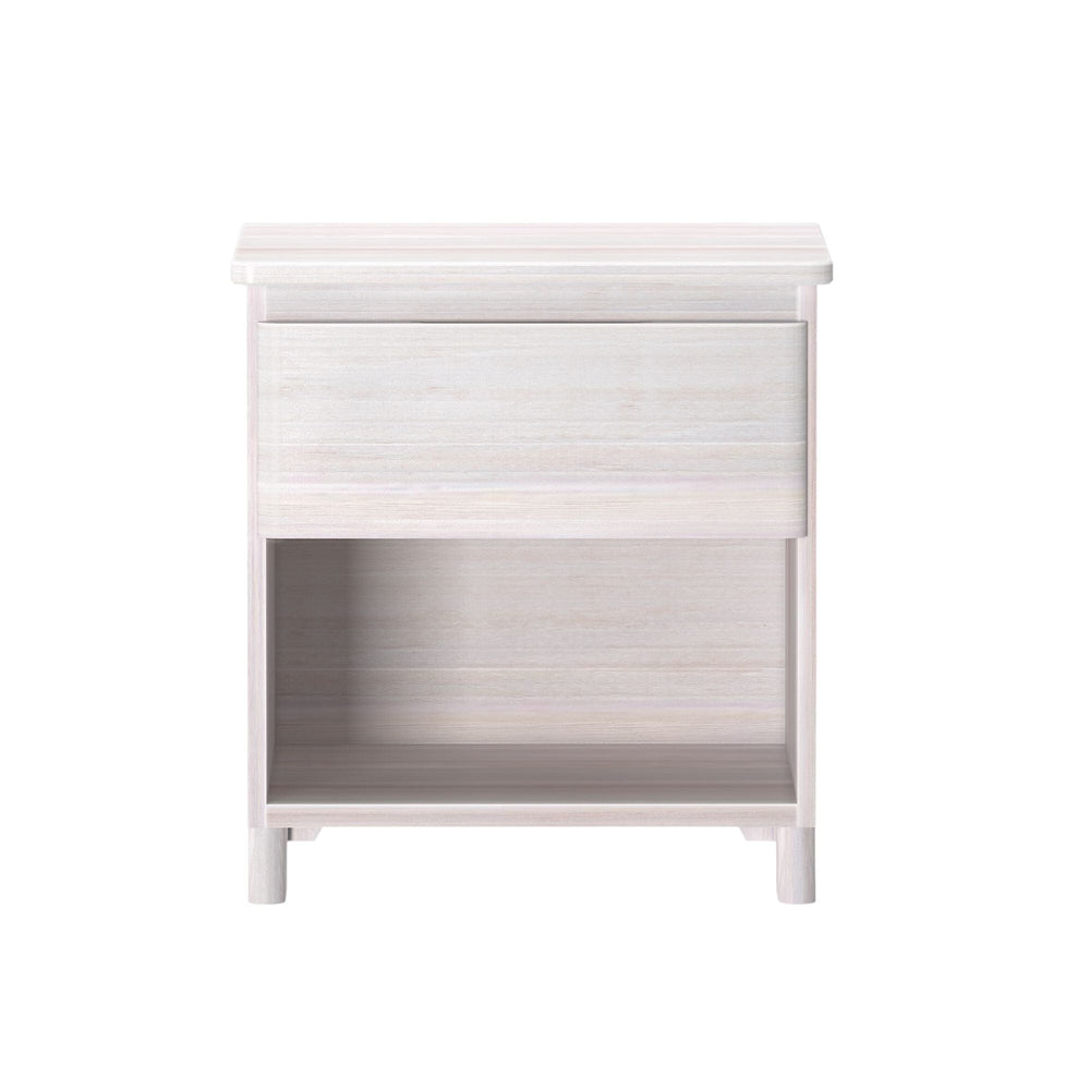 1900211000-182 : Furniture Farmhouse 1 Drawer Nightstand, Whitewash