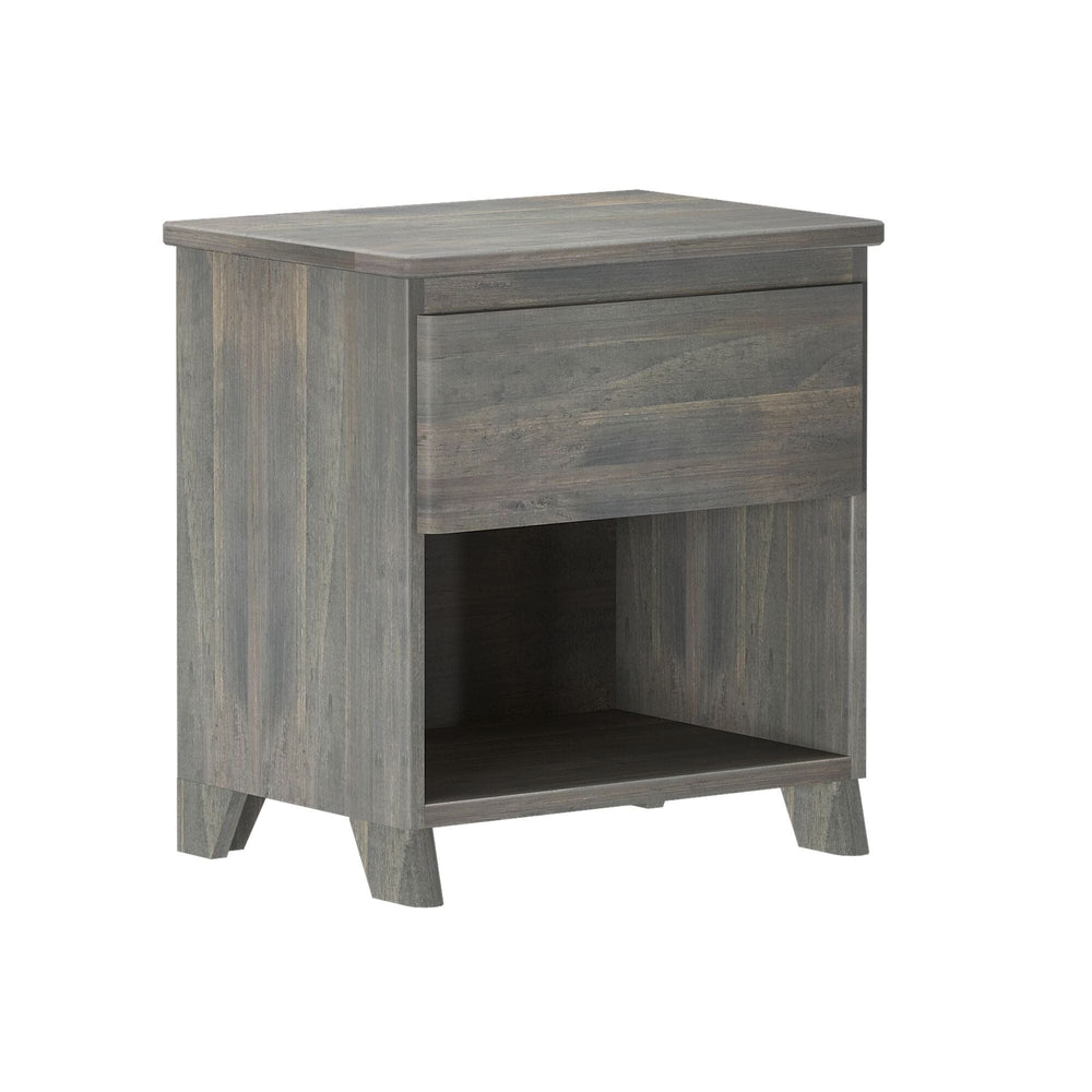 1900211000-185 : Furniture Farmhouse 1 Drawer Nightstand, Driftwood