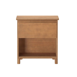 1900211000-187 : Furniture Farmhouse 1 Drawer Nightstand, Pecan Wirebrush