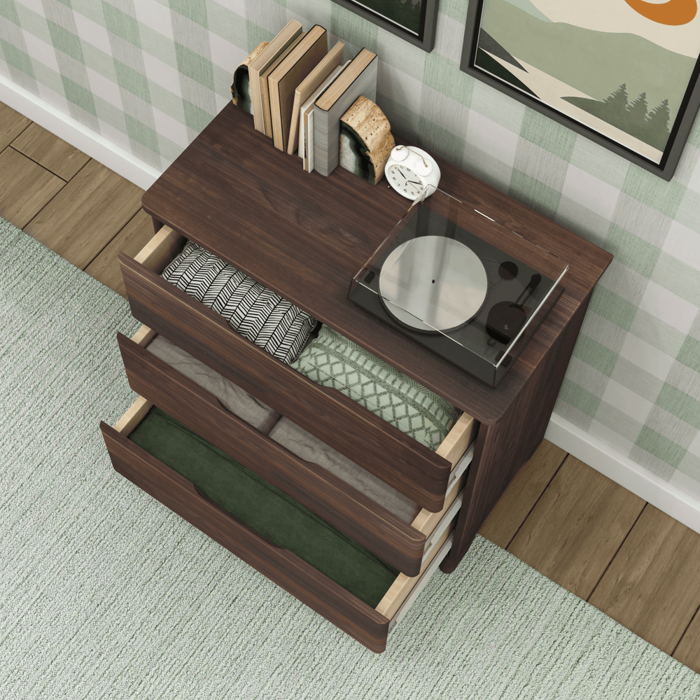 1900213000-181 : Furniture Modern Farmhouse 3 Drawer Dresser, Barnwood Brown