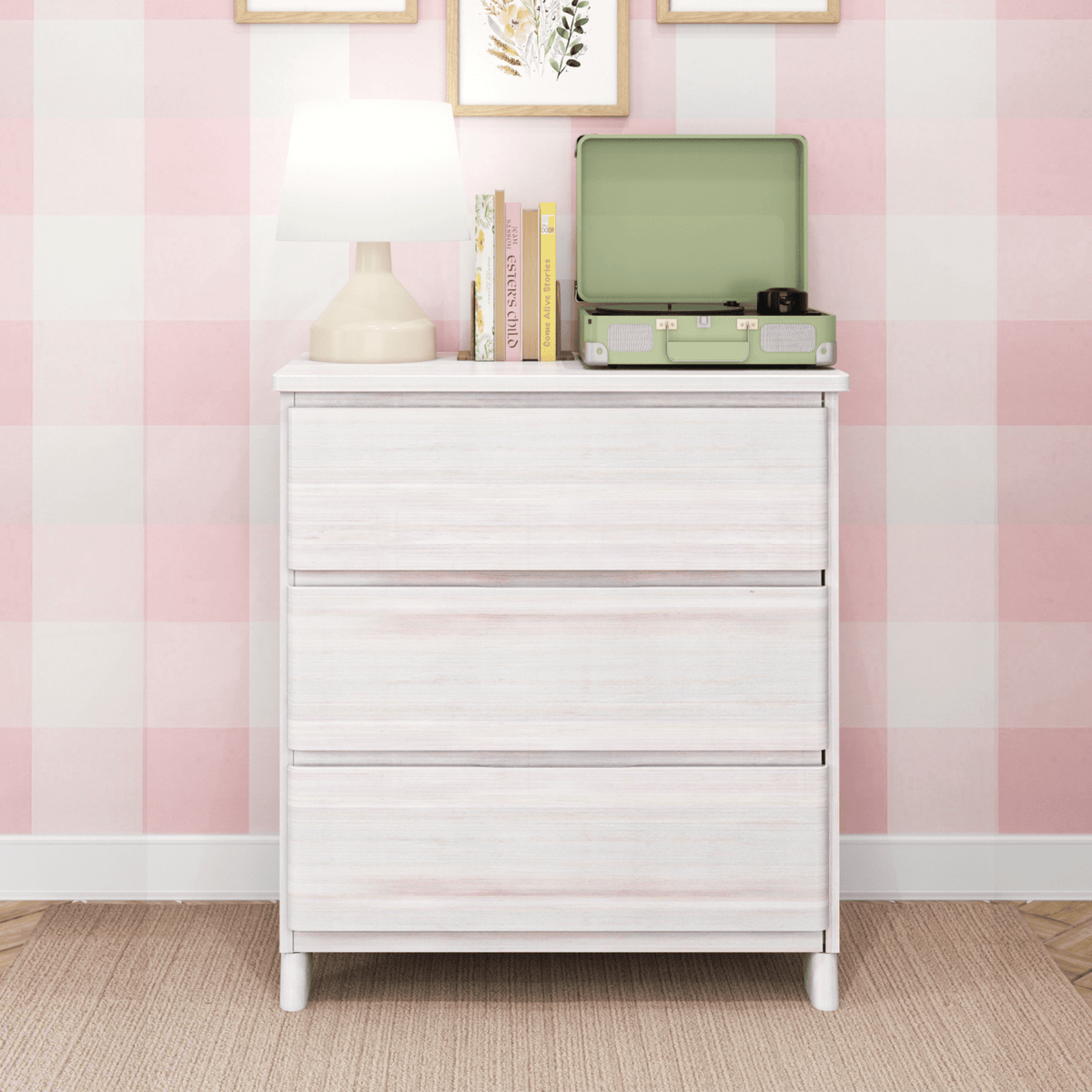 modern 3 drawer dresser room essentials Modern Farmhouse 3-Drawer Dresser – Max and Lily