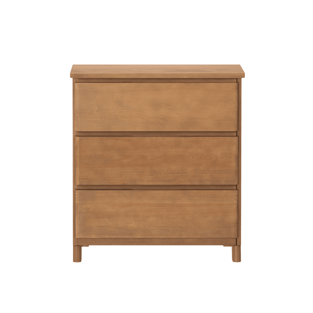 1900213000-187 : Furniture Modern Farmhouse 3 Drawer Dresser, Pecan Wirebrush