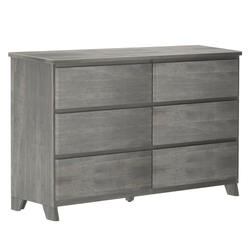 1900216000-185 : Furniture Modern Farmhouse 6 Drawer Dresser, Driftwood