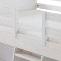 Modern Farmhouse Twin Low Loft Bed With Bookcases