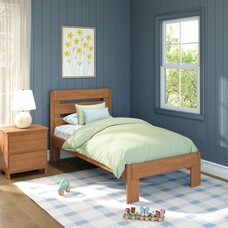 Modern Farmhouse Twin Plank Bed