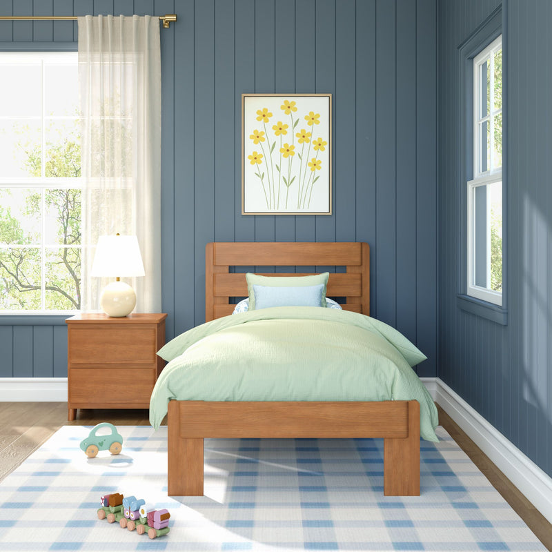 Modern Farmhouse Twin Plank Bed