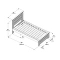 Modern Farmhouse Twin Panel Bed