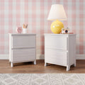 Modern Farmhouse 2-Drawer Nightstand (Set of 2)
