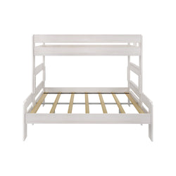 195331-182 : Bunk Beds Farmhouse Twin XL over Queen Bunk Bed, White Wash