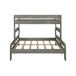 195331-185 : Bunk Beds Farmhouse Twin XL Over Queen Bunk Bed, Driftwood