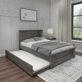 Modern Farmhouse Full Panel Bed With Trundle