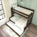 Modern Farmhouse Twin Over Full Bunk Bed With Trundle
