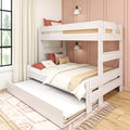 Modern Farmhouse Twin Over Full Bunk Bed With Trundle