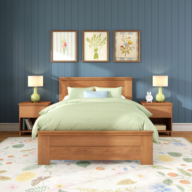 Modern Farmhouse Full Panel Bed With Storage Drawers