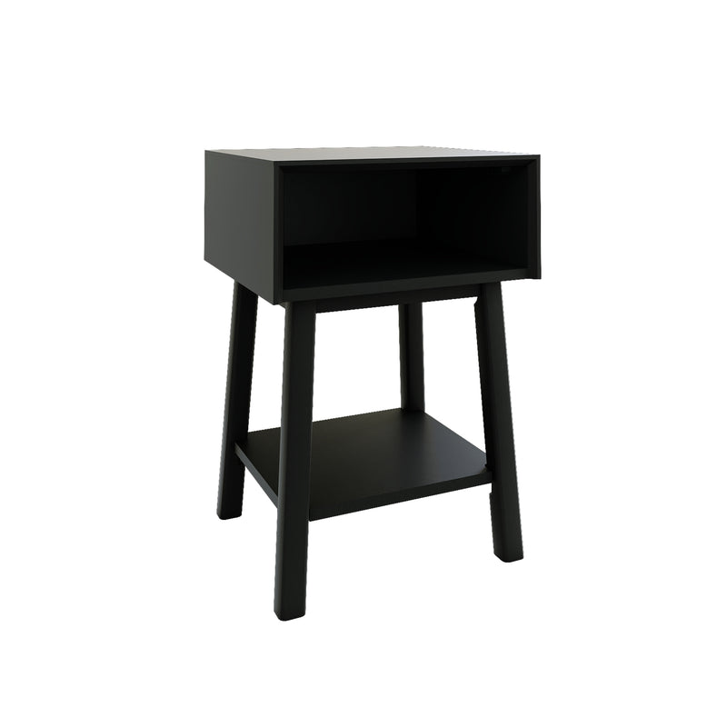 Mid-Century Modern Cubby Nightstand