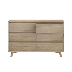 210006-010 : Furniture Scandinavian 6-Drawer Dresser, Blonde