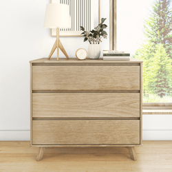2100213000-010 : Furniture Scandinavian 3 Drawer Dresser, Blonde