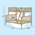 Scandinavian Twin Over Full Bunk Bed