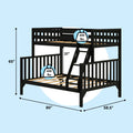 Scandinavian Twin Over Full Bunk Bed