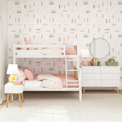 210231-9-202 : Bedroom Sets Scandinavian Twin/Full Bedroom Set