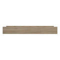 Light oak dresser drawer front with integrated recessed handle and natural wood grain finish