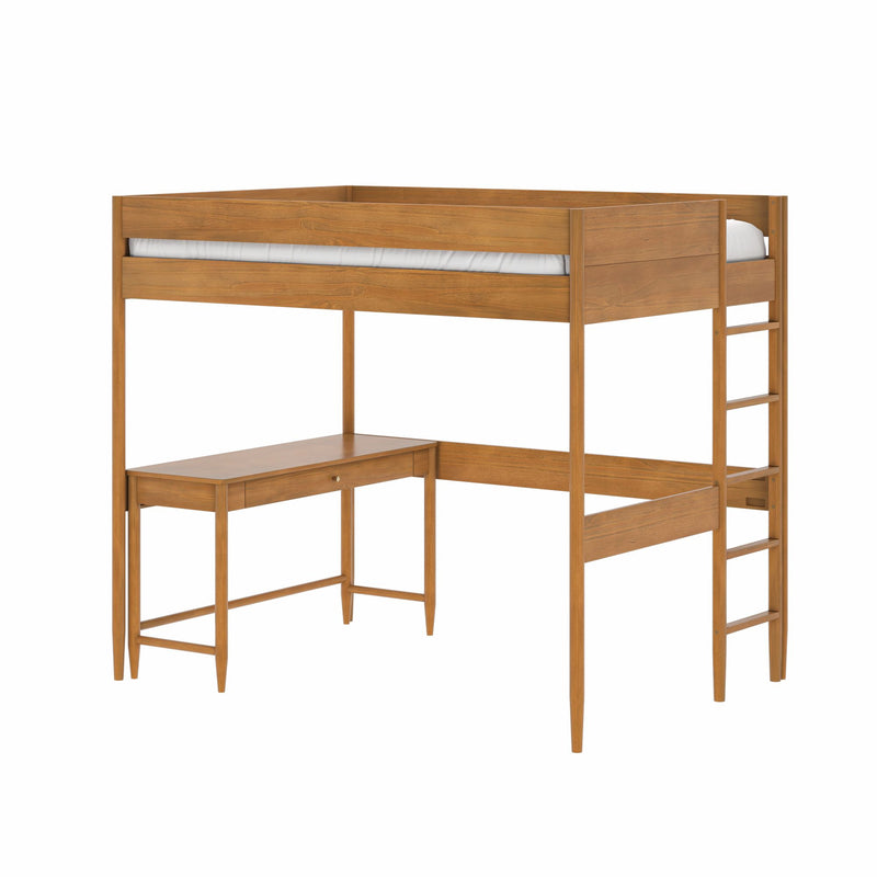 Hudson Full Loft Bed With Desk