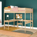 Hudson Full Loft Bed With Desk